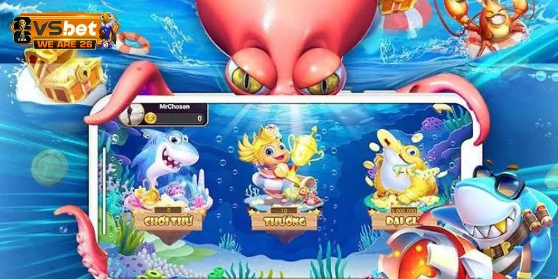Bắn cá Jackpot lung linh sắc màu đại dương lớn